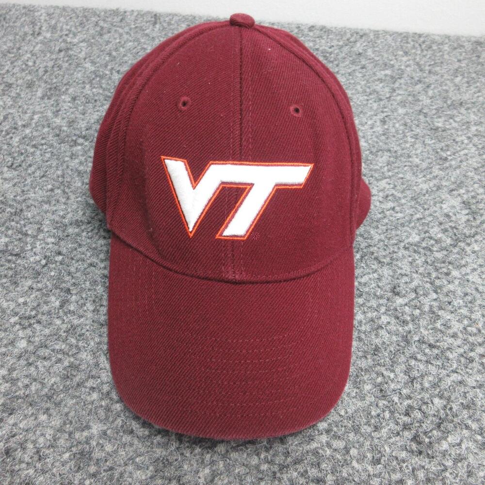 Virginia Tech Hokies Hat Cap Strap Back Mens One Size Red College Football Nike